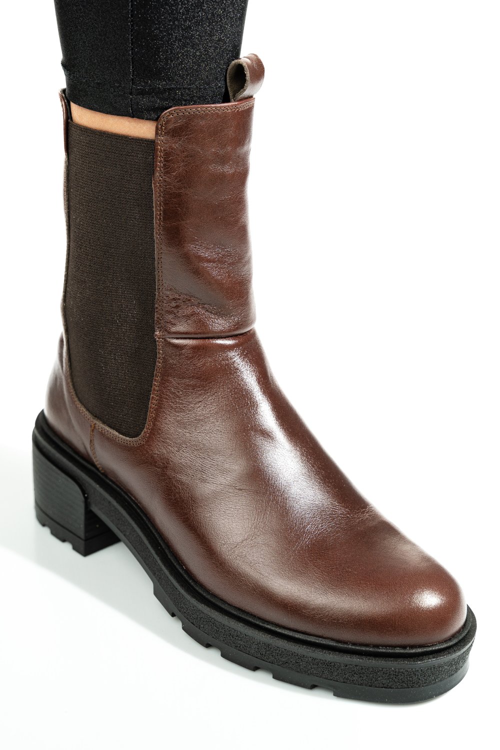 GHETE MARO INCHIS PIELE NATURALA 2S7724