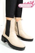GHETE CREM PIELE NATURALA 2S7724