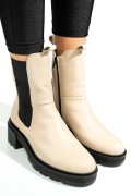 GHETE CREM PIELE NATURALA 2S7724
