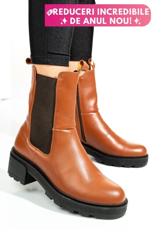 Ghete maro  piele naturala 2s7724