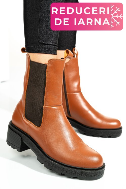 Ghete maro  piele naturala 2s7724