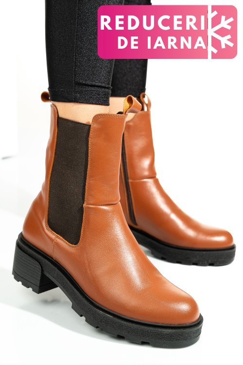 Ghete maro  piele naturala 2s7724