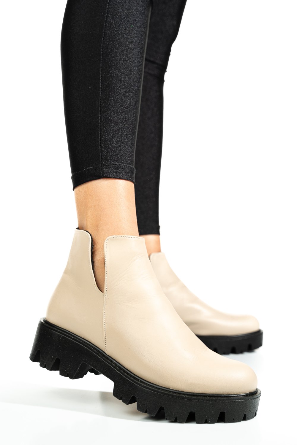 GHETE CAMEL PIELE NATURALA 0S7724