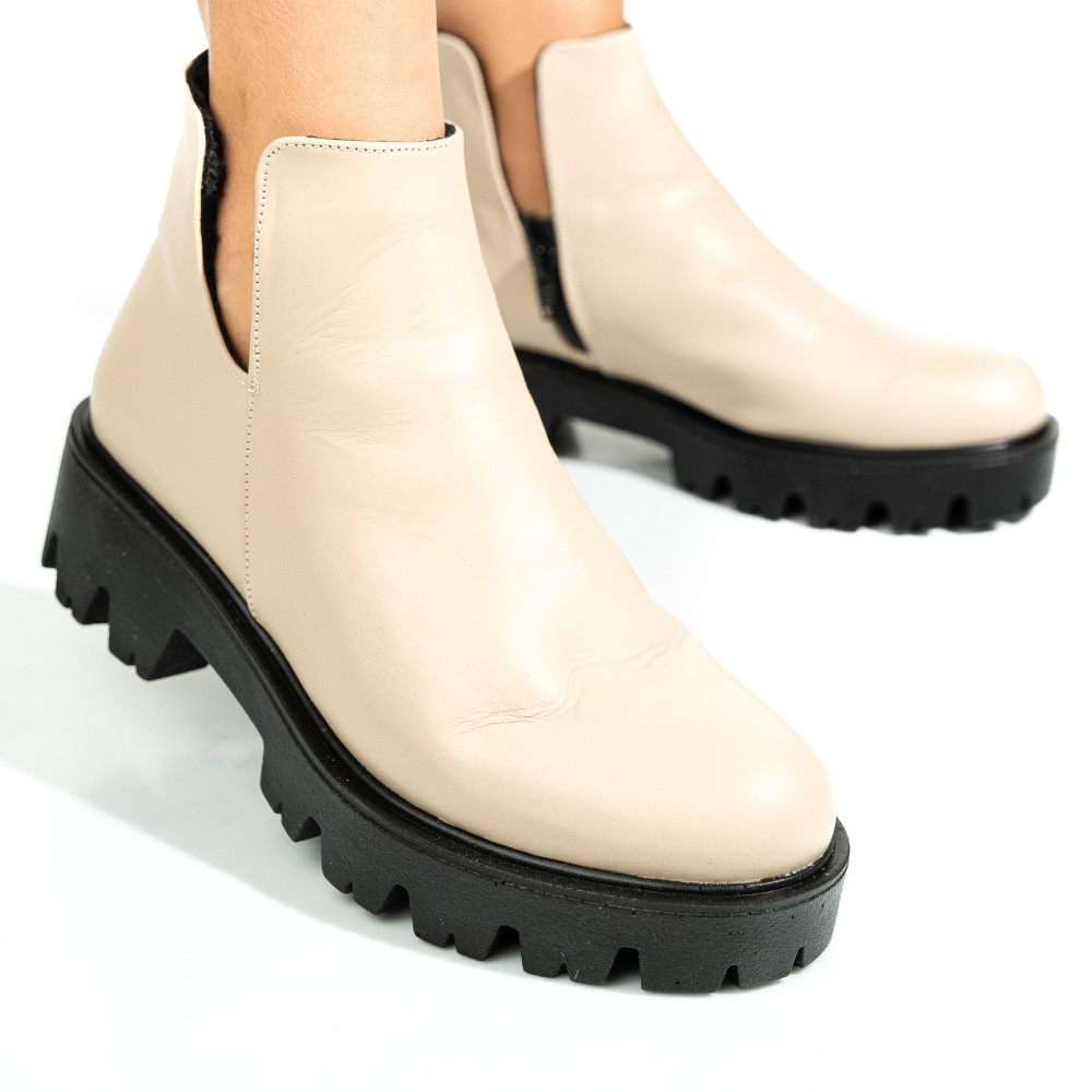 GHETE CAMEL PIELE NATURALA 0S7724