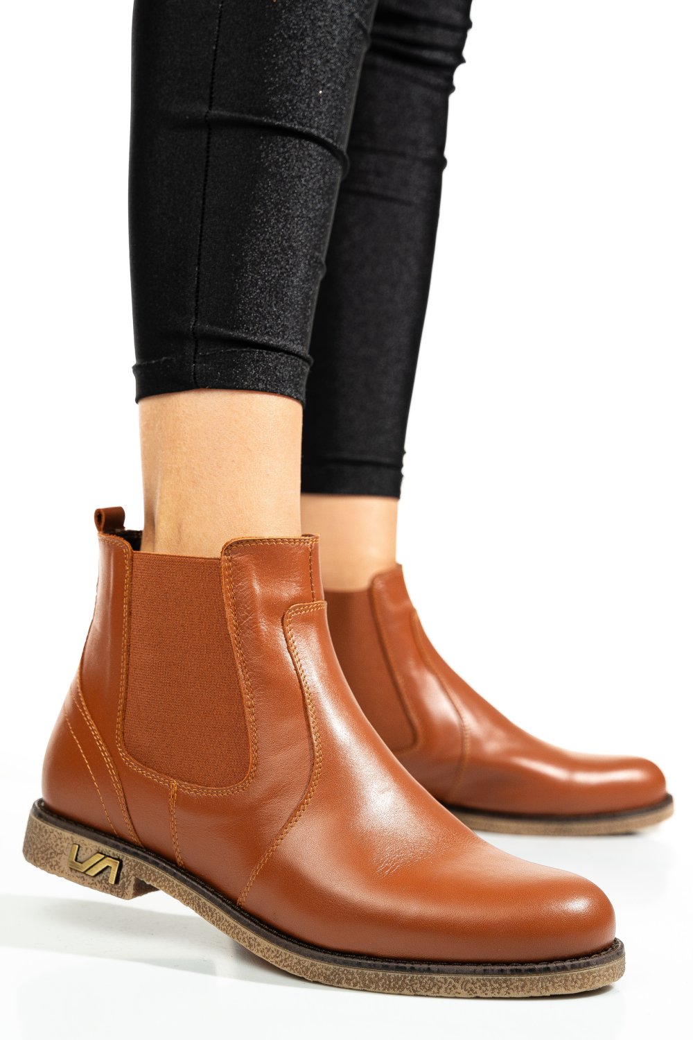 GHETE MARO DESCHIS PIELE NATURALA 2S7711