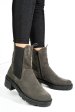 Ghete gri piele naturala intoarsa 2s7724