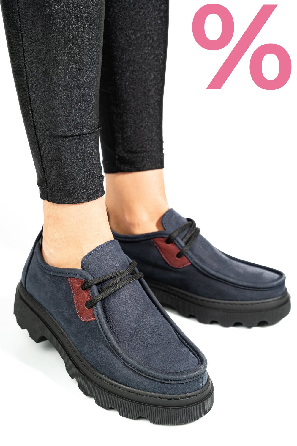 PANTOFI BLEUMARIN PIELE NATURALA NABUK APCKD-9524