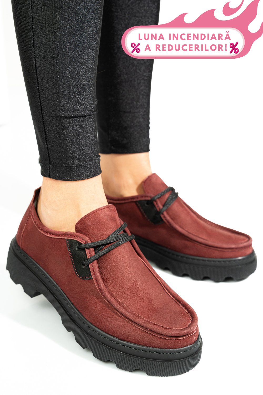 PANTOFI VISINII PIELE NATURALA NABUK APCKD-9524