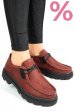 Pantofi visinii piele naturala nabuk apckd-9524