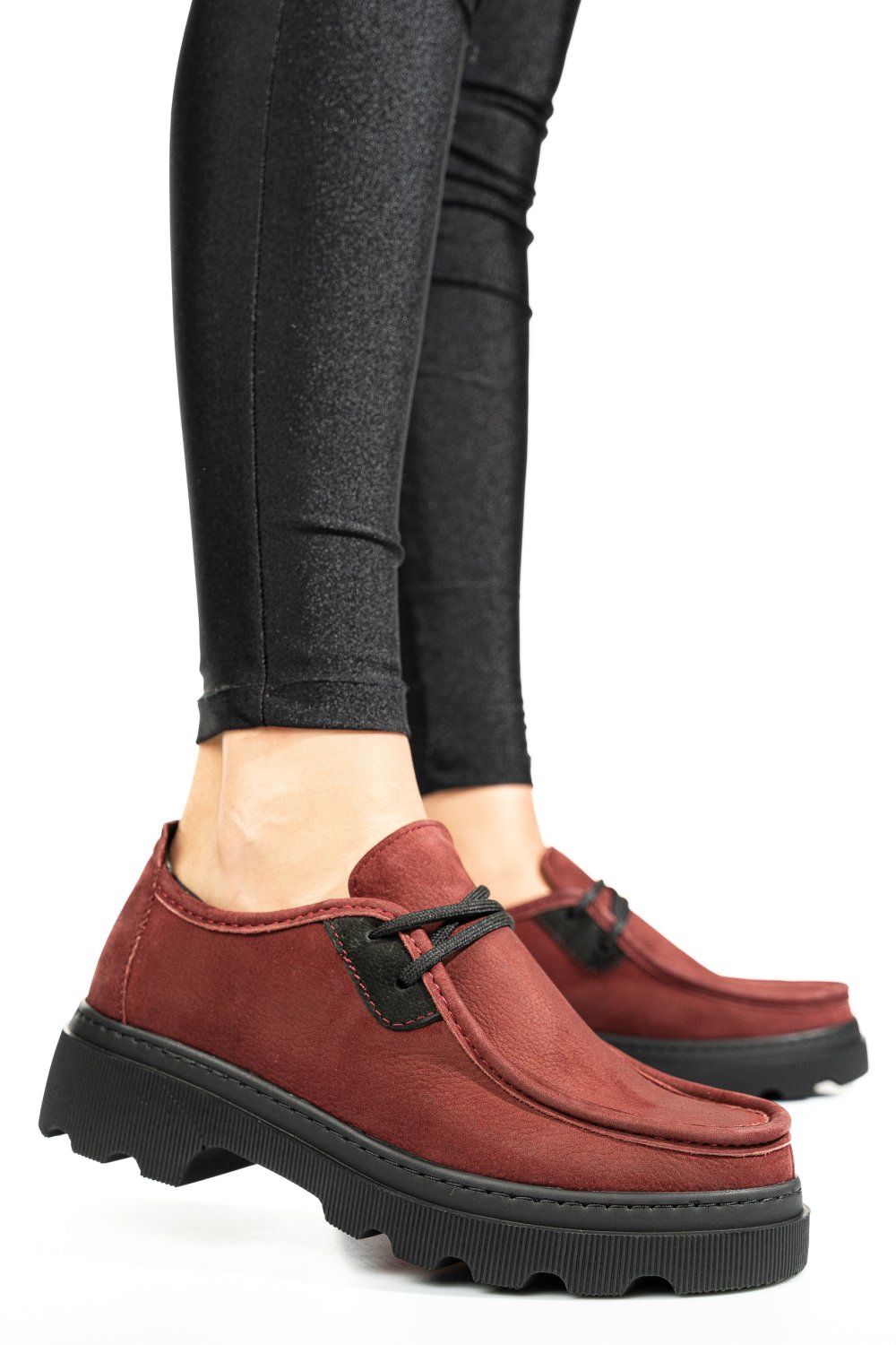 PANTOFI VISINII PIELE NATURALA NABUK APCKD-9524