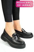 MOCASINI NEGRI PIELE NATURALA 2S7751619NP