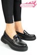 Mocasini negri piele naturala 2s7751619np