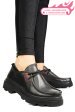 Pantofi negri piele naturala apckd-9524