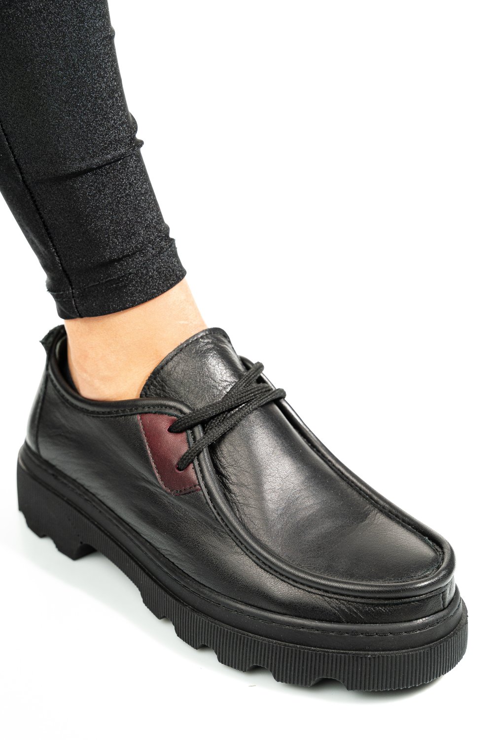 PANTOFI NEGRI PIELE NATURALA APCKD-9524