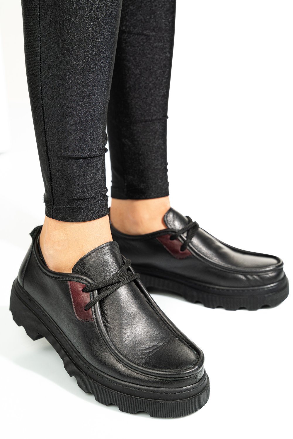 PANTOFI NEGRI PIELE NATURALA APCKD-9524