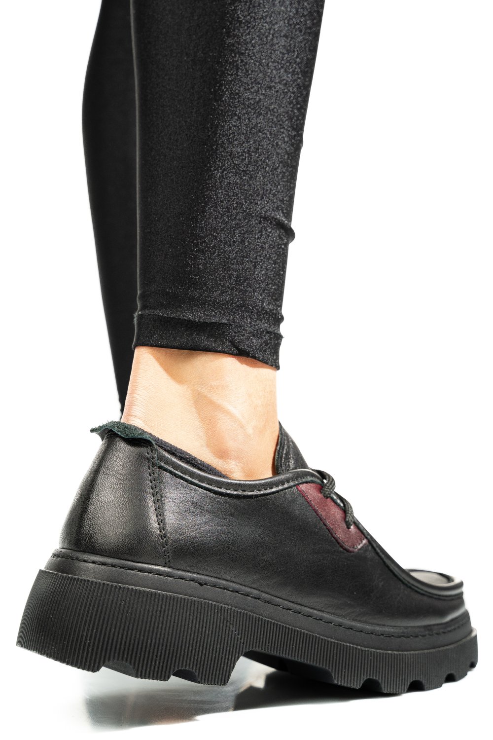 PANTOFI NEGRI PIELE NATURALA APCKD-9524