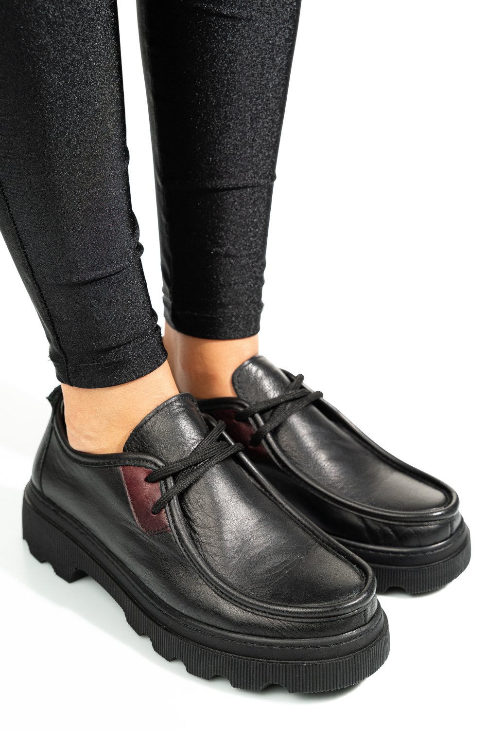 PANTOFI NEGRI PIELE NATURALA APCKD-9524