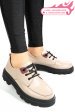 Pantofi bej piele naturala apckd7465