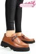 Pantofi maro piele naturala apckd-9524