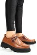 Pantofi maro piele naturala apckd-9524