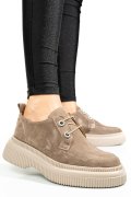 PANTOFI BEJ PIELE NATURALA INTOARSA 2S7751617SP