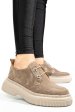 Pantofi bej piele naturala intoarsa 2s7751617sp