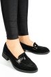 Mocasini negri piele naturala intoarsa 2s7751626sp