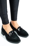 MOCASINI NEGRI PIELE NATURALA INTOARSA 2S7751626SP