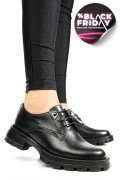 PANTOFI NEGRI PIELE NATURALA 2S7751615NP