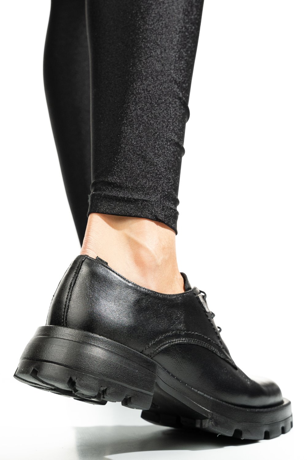 PANTOFI NEGRI PIELE NATURALA 2S7751615NP