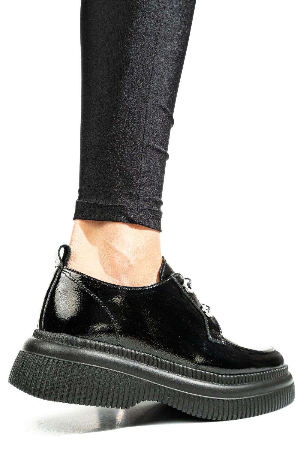 PANTOFI NEGRI PIELE NATURALA LACUITA 2S7751617NPK