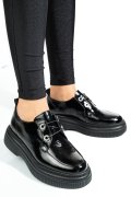 PANTOFI NEGRI PIELE NATURALA LACUITA 2S7751617NPK
