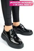 PANTOFI NEGRI PIELE NATURALA LACUITA 2S7751617NPK