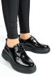 Pantofi negri piele naturala lacuita 2s7751617npk