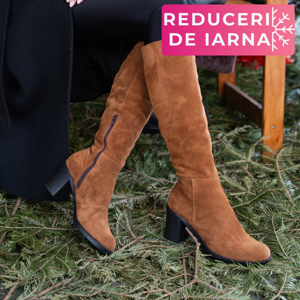 CIZME MARO PIELE NATURALA INTOARSA 8S7700