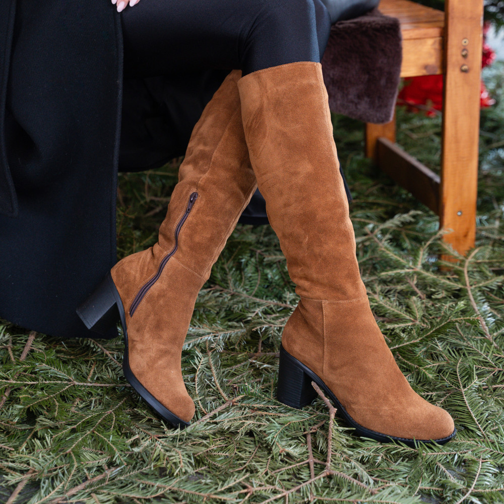 CIZME MARO PIELE NATURALA INTOARSA 8S7700