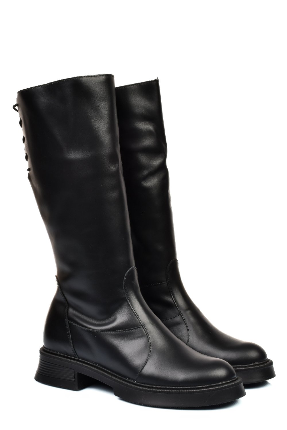 CIZME NEGRE PIELE NATURALA 8S7708