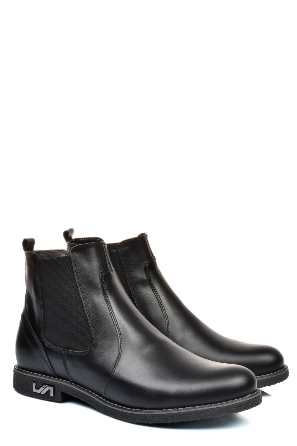 GHETE NEGRE PIELE NATURALA 2S7711