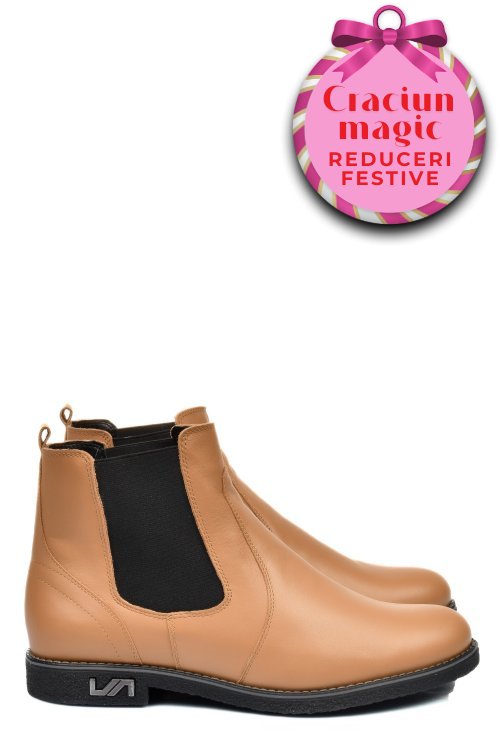 Ghete camel piele naturala 2s7711