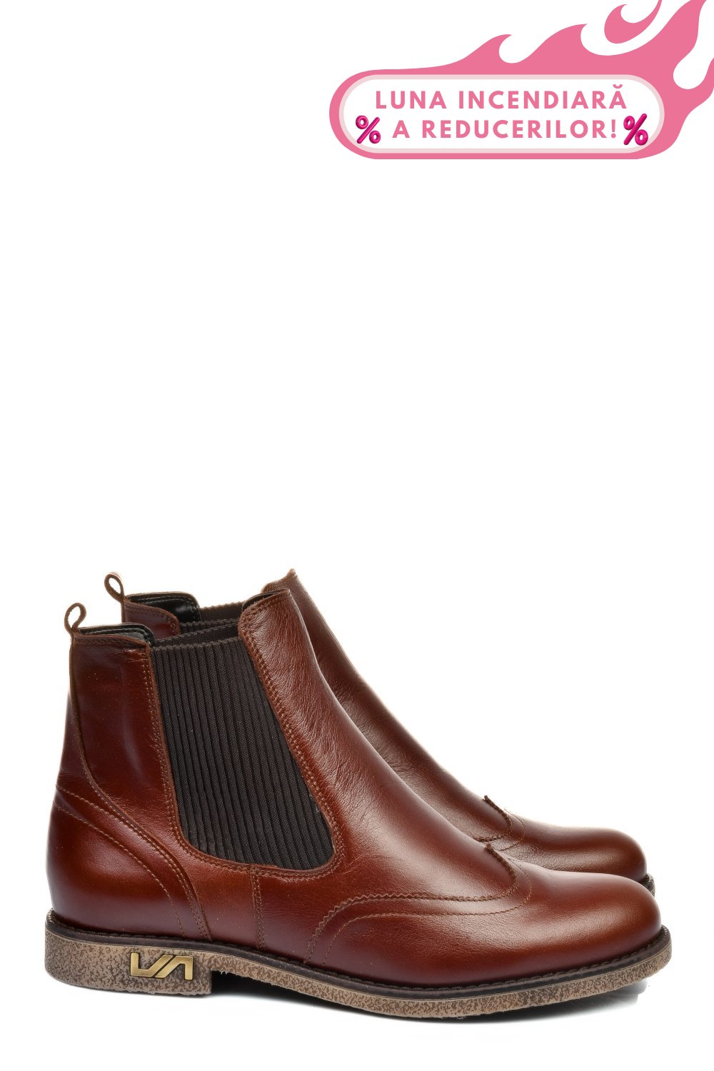 GHETE MARO INCHIS PIELE NATURALA 2S7712