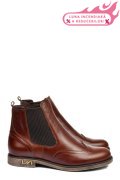 GHETE MARO INCHIS PIELE NATURALA 2S7712