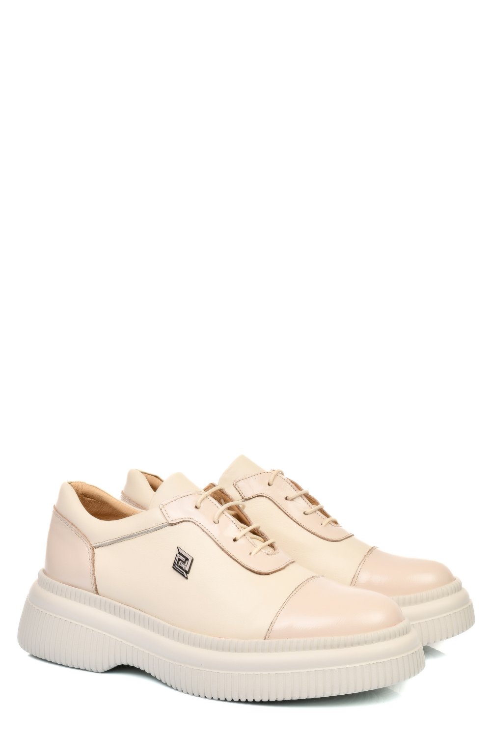PANTOFI CREM PIELE NATURALA  251621NP/NPK