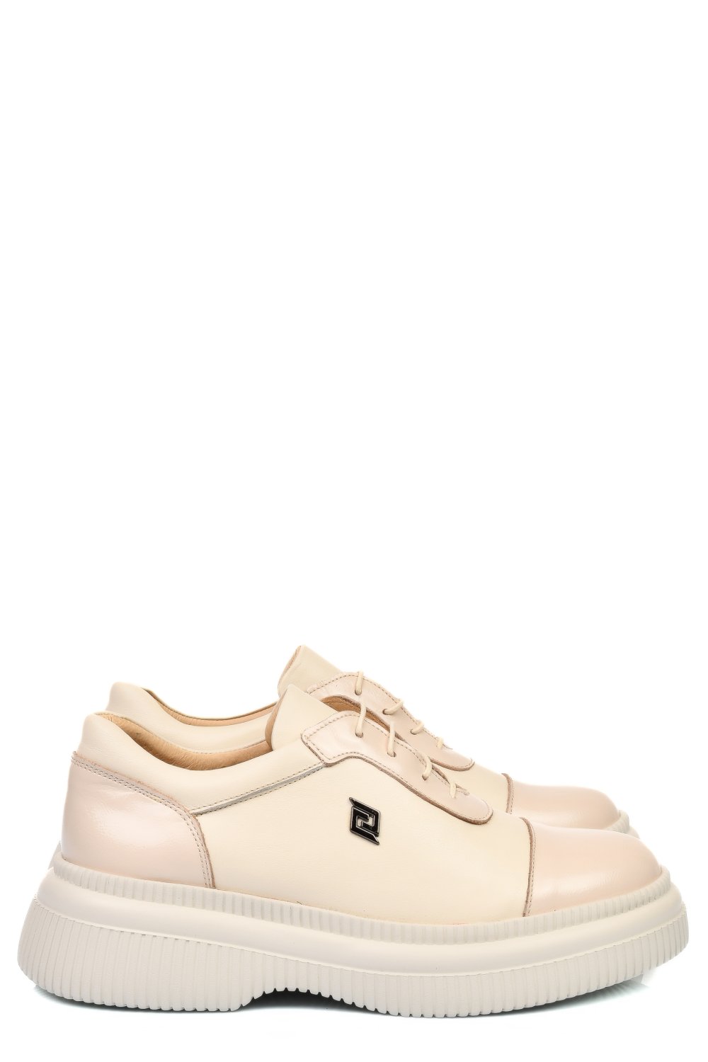 PANTOFI CREM PIELE NATURALA  251621NP/NPK