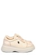 Pantofi crem piele naturala  251621np/npk