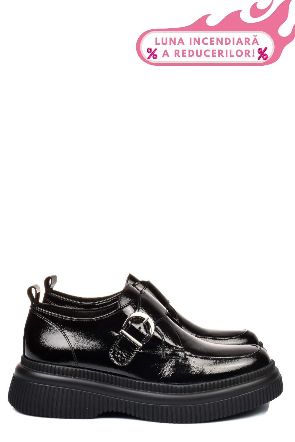 PANTOFI NEGRI PIELE NATURALA LACUITA 251618NPK
