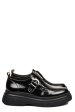 Pantofi negri piele naturala lacuita 251618npk
