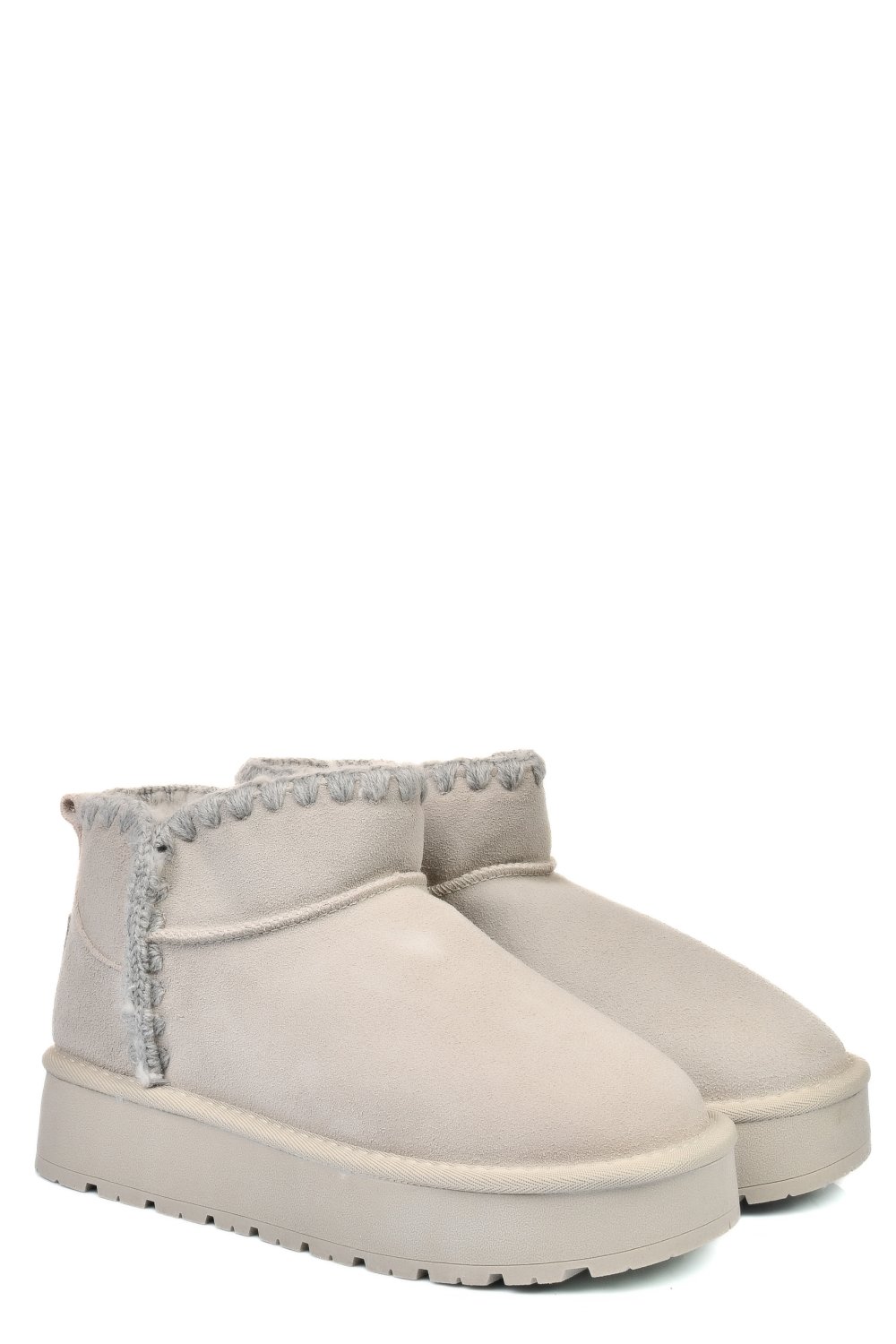 SOPRANI COUTURE, CIZME GRI PIELE NATURALA INTOARSA SCW421P19