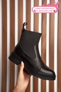 GHETE NEGRE PIELE NATURALA 9S77494