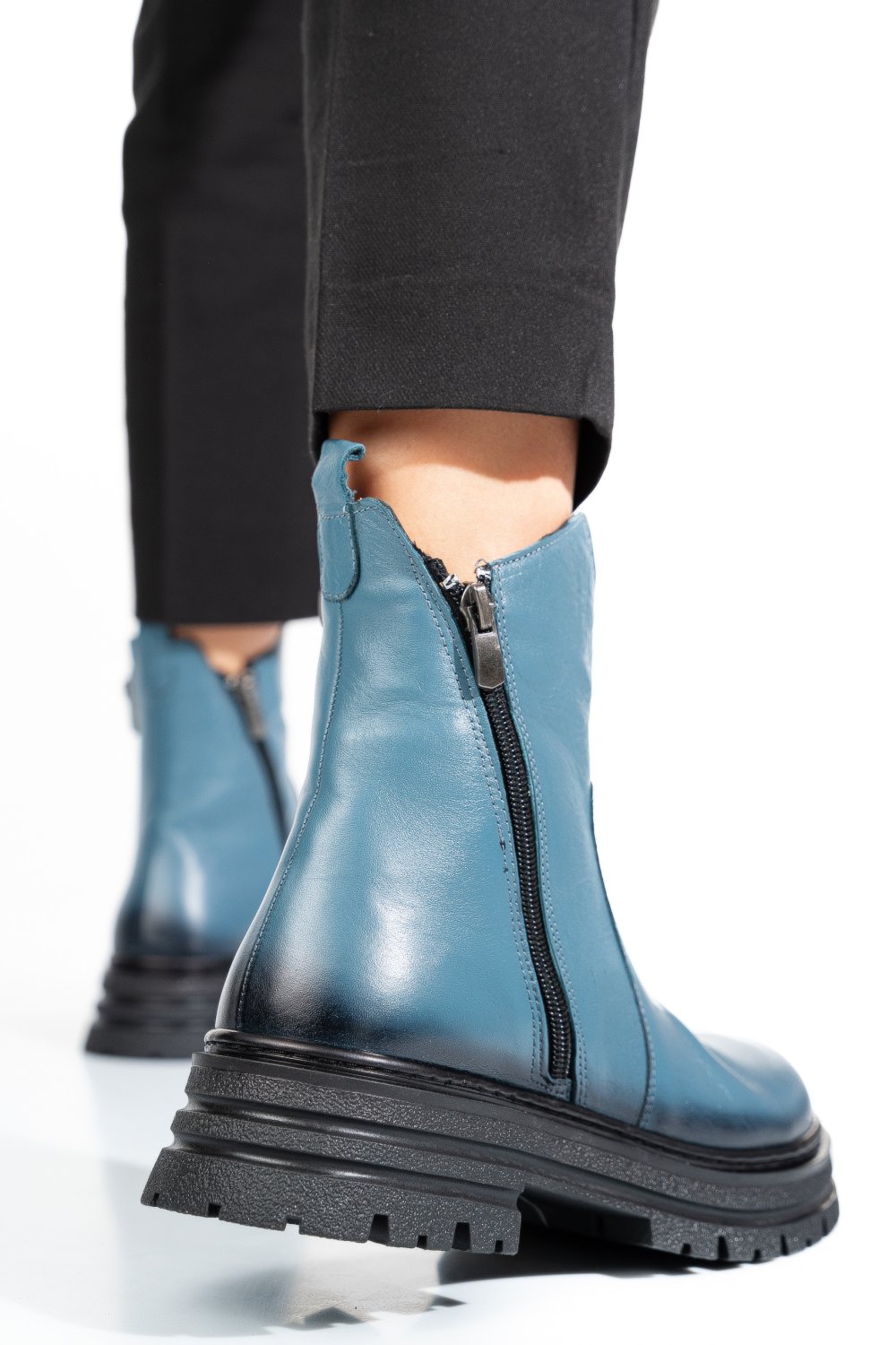 GHETE ALBASTRE PIELE NATURALA APCK5204