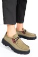 Pantofi verzi piele naturala nabuk apckd-9524